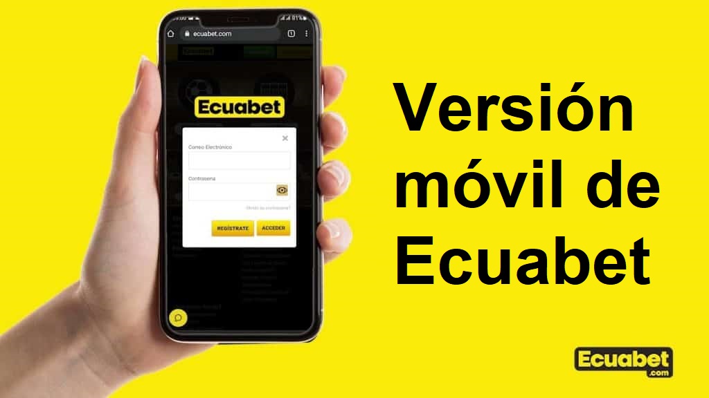 Versión móvil de Ecuabet